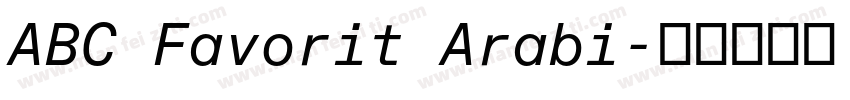 ABC Favorit Arabi字体转换